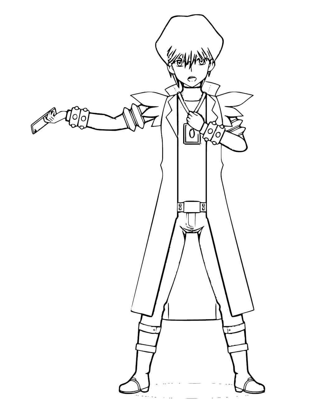 Coloriage Drôle Seto Kaiba