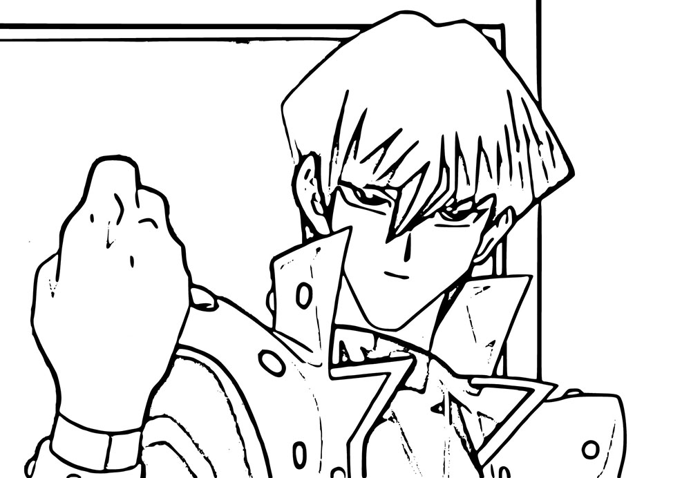 Coloriage Génial Seto Kaiba