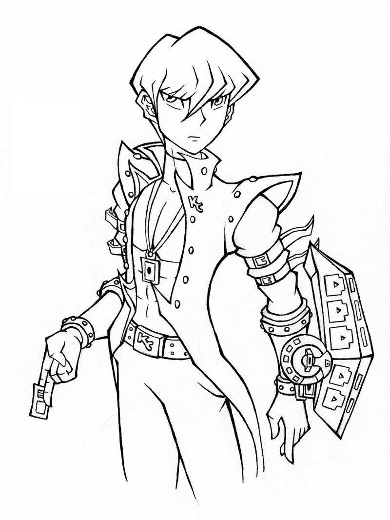 Coloriage Gratuite Seto Kaiba