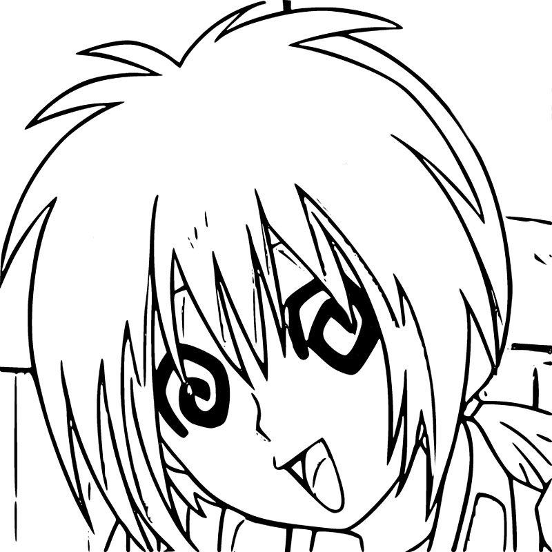 Coloriage Drôle Kenshin Himura