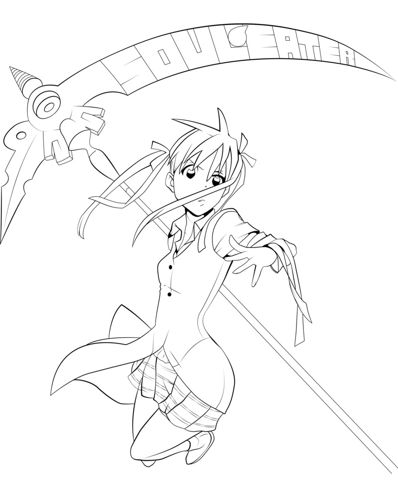 Coloriage Gratuite Maka Albarn