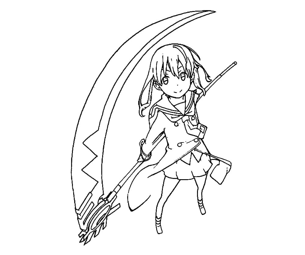 Coloriage Soul Eater Maka