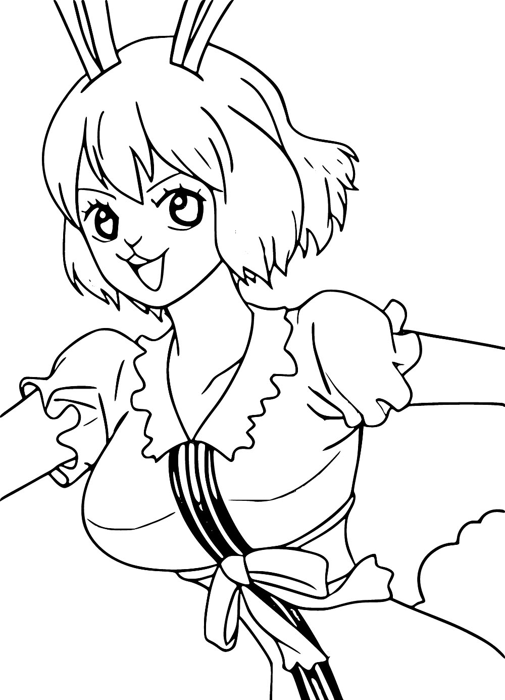 Coloriage Belle Carrot imprimable