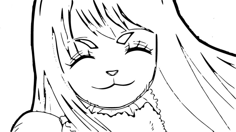 Coloriage Belle Carrot souriante