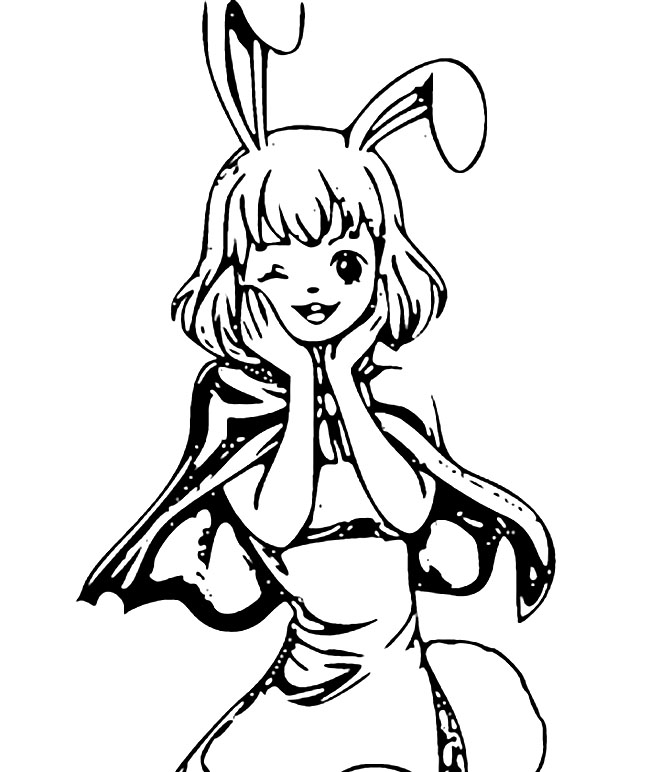 Coloriage Belle image de Carrot