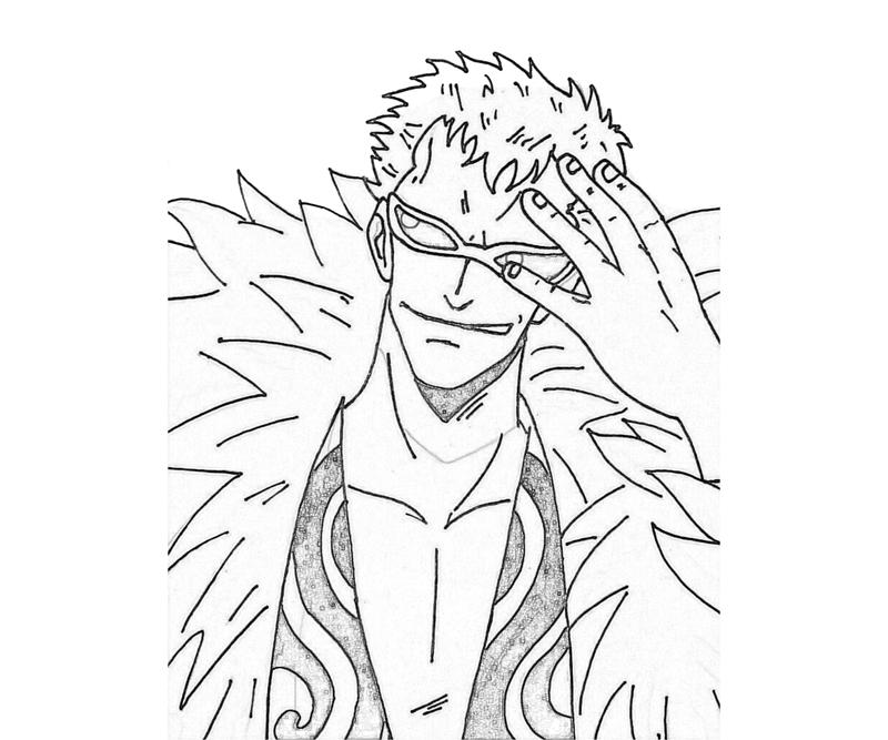 Coloriage Donquixote Doflamingo