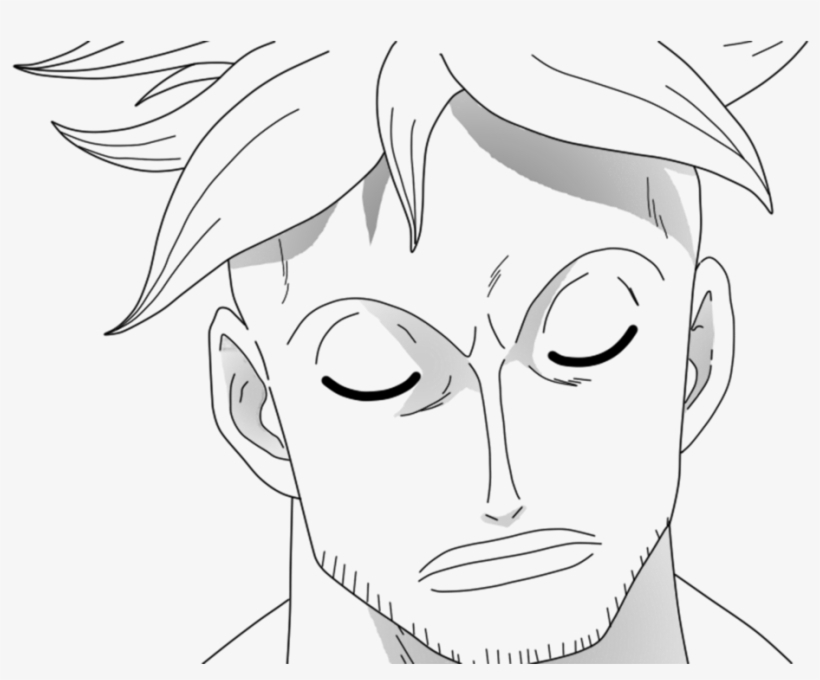 Coloriage Dessine le visage de Marco One Piece