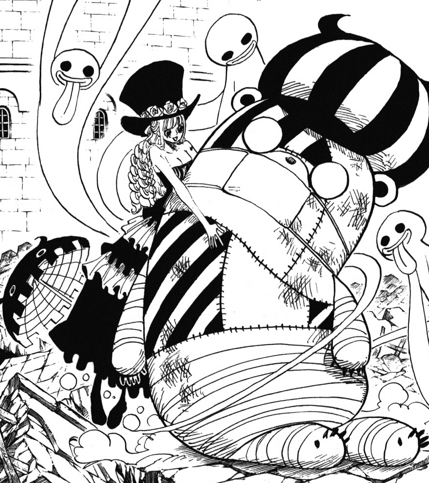 Coloriage One Piece Perona 3