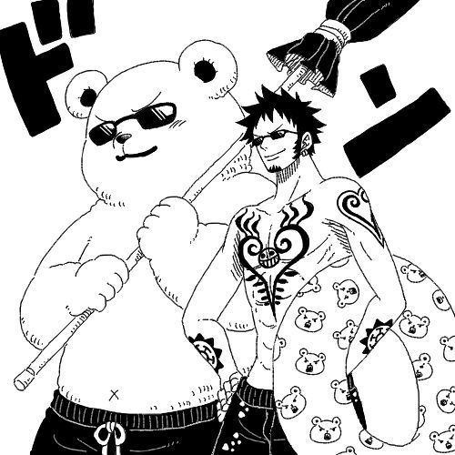 Coloriage One Piece Bepo 10