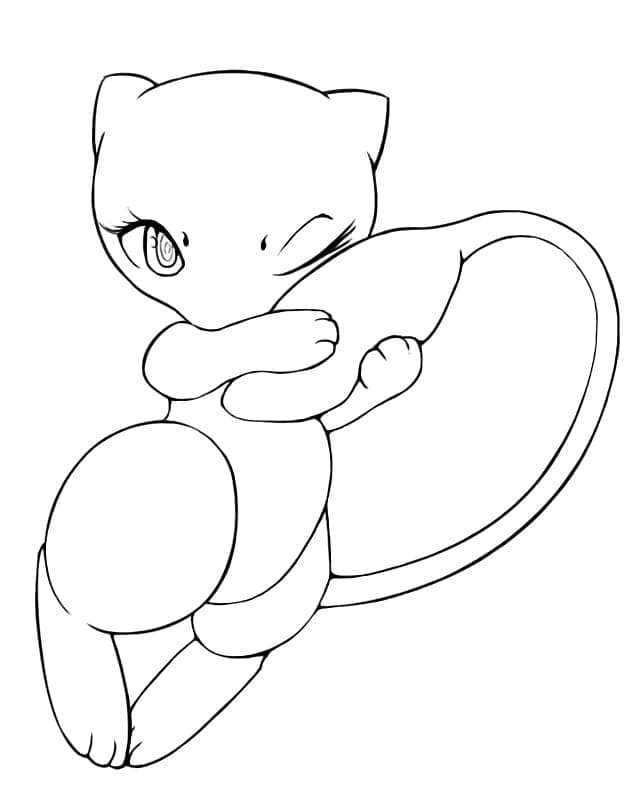 Coloriage Mew gratuit