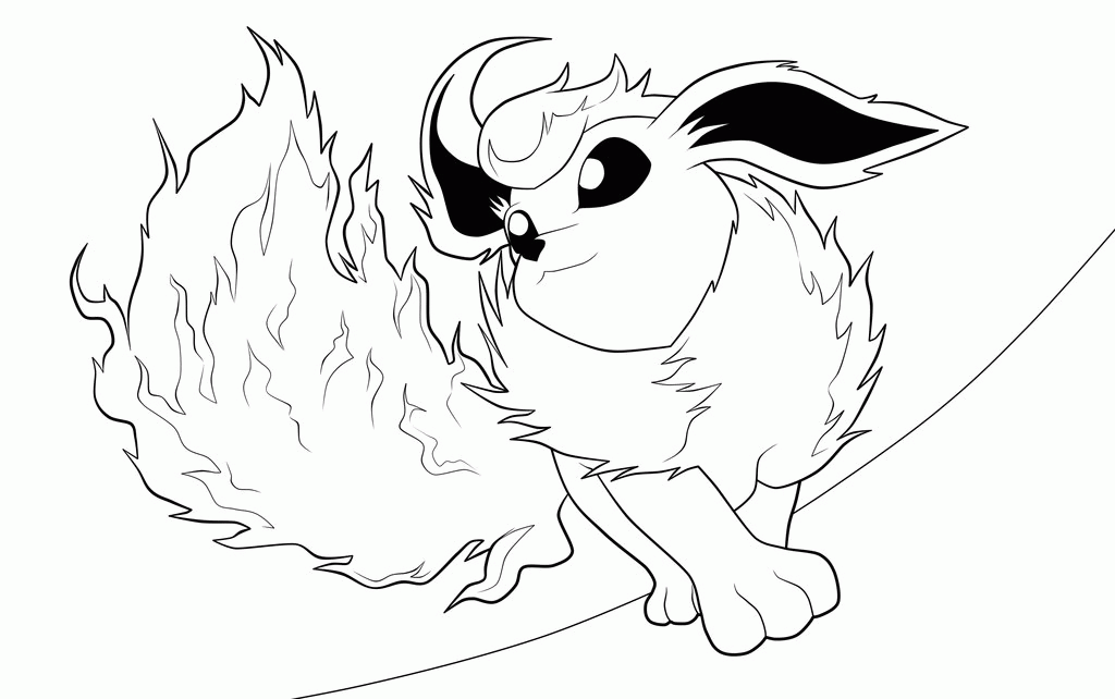 Coloriage Pokémon Pyroli 10