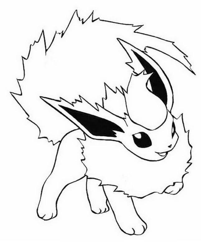 Coloriage Pokémon Pyroli 2