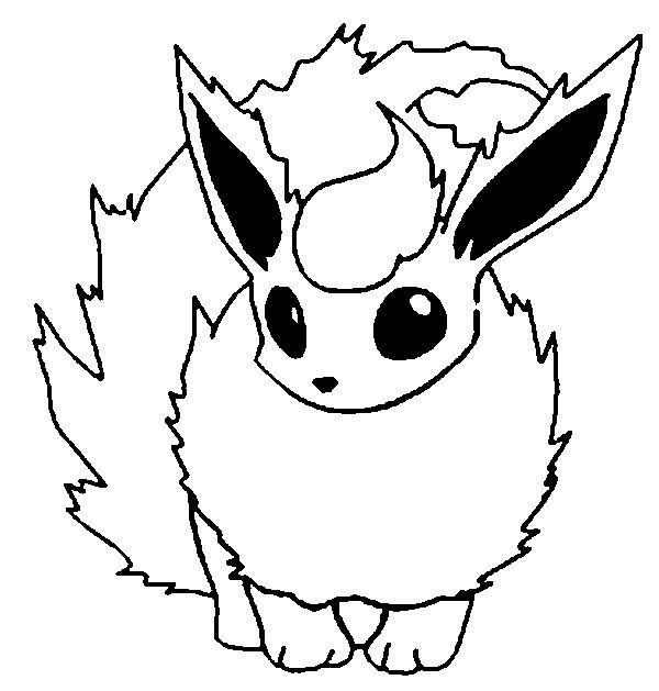 Coloriage Pokémon Pyroli 4