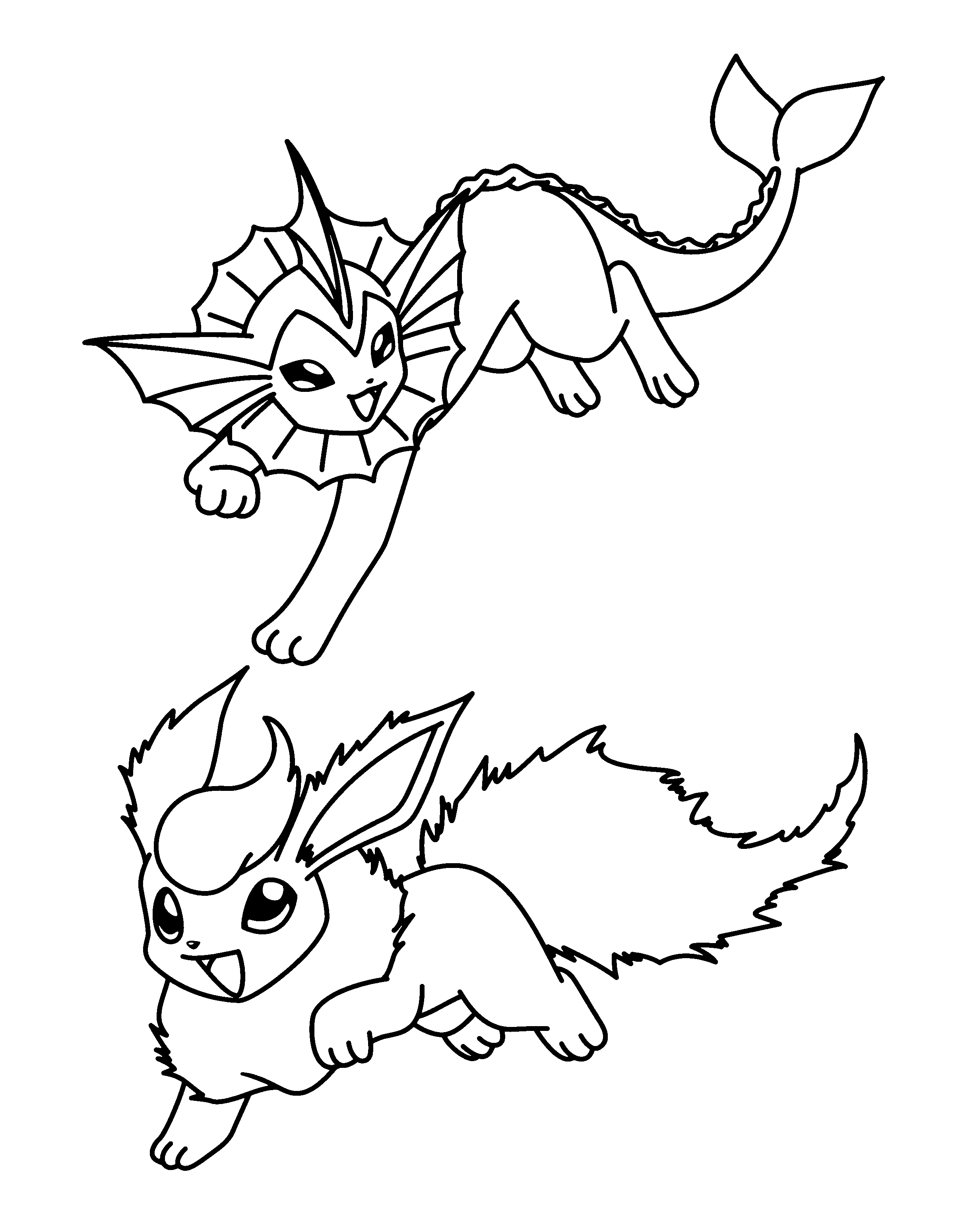 Coloriage Pokémon Pyroli 9