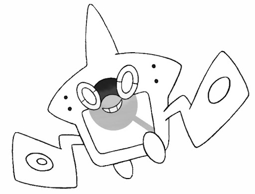 Coloriage Pokémon Rotom 5