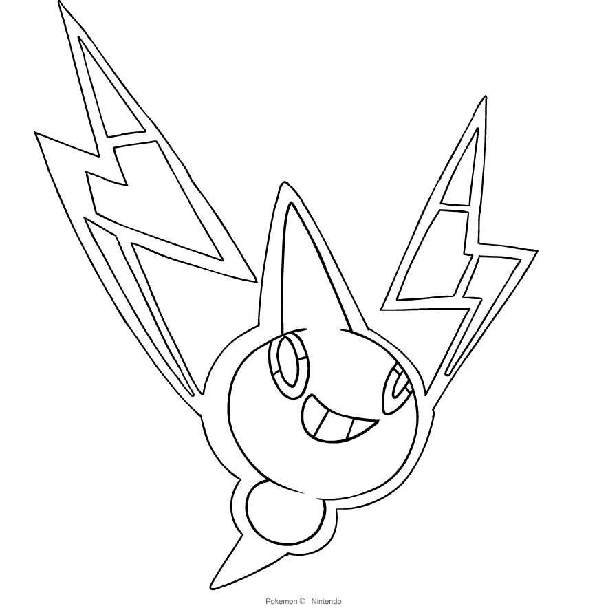 Coloriage Pokémon Rotom 8