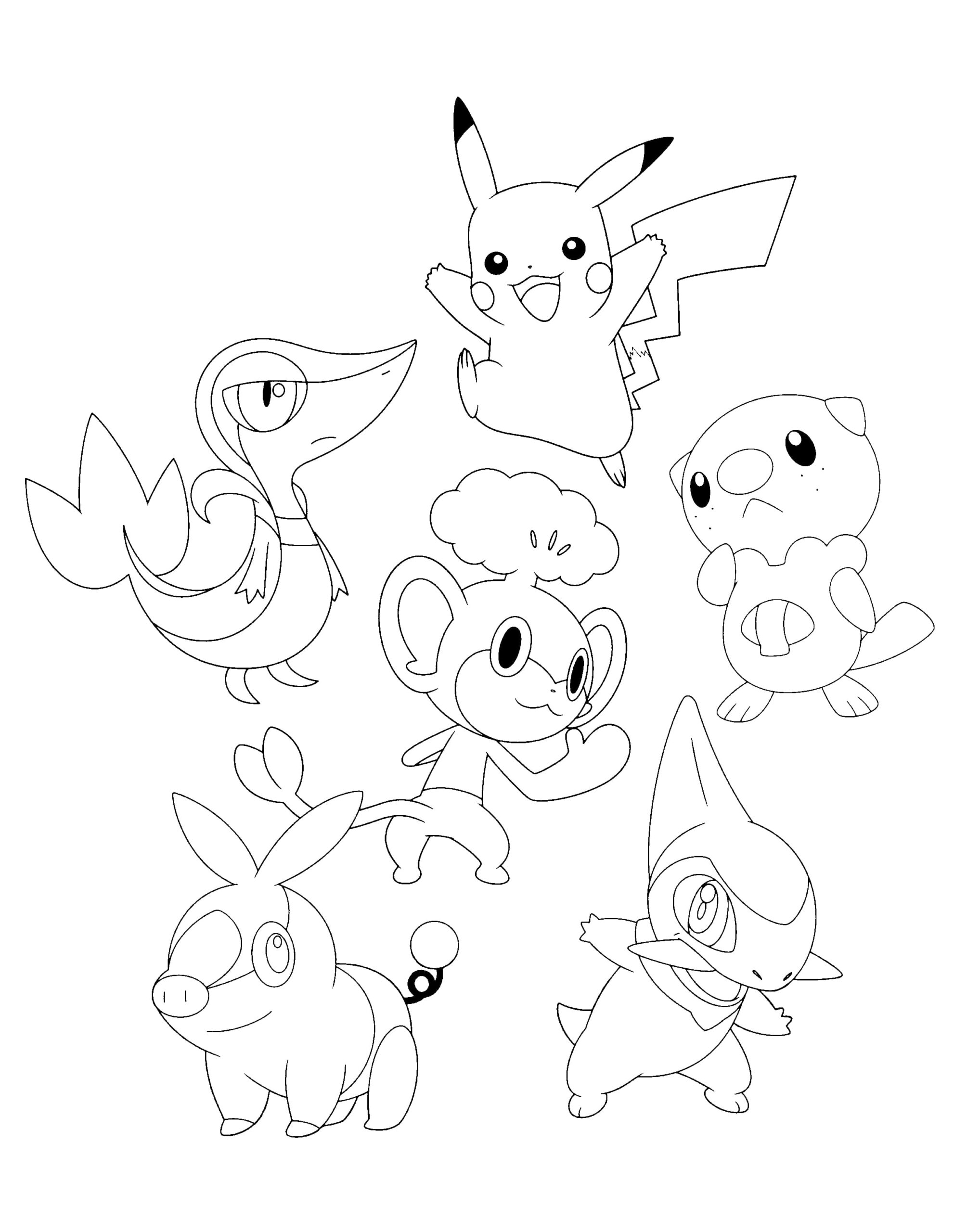 Coloriage Pokémon Gruikui 4