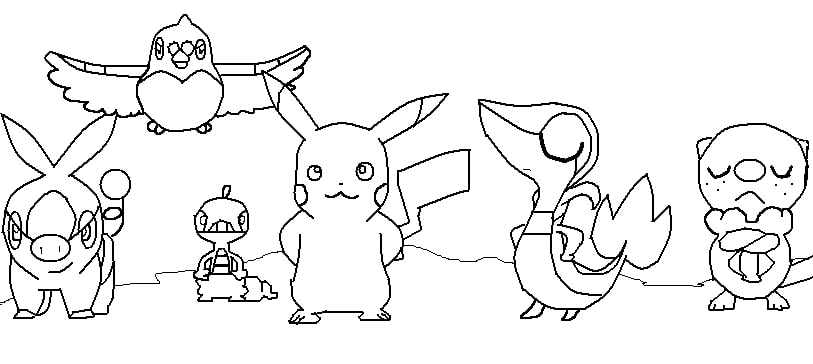 Coloriage Pokémon Gruikui 6