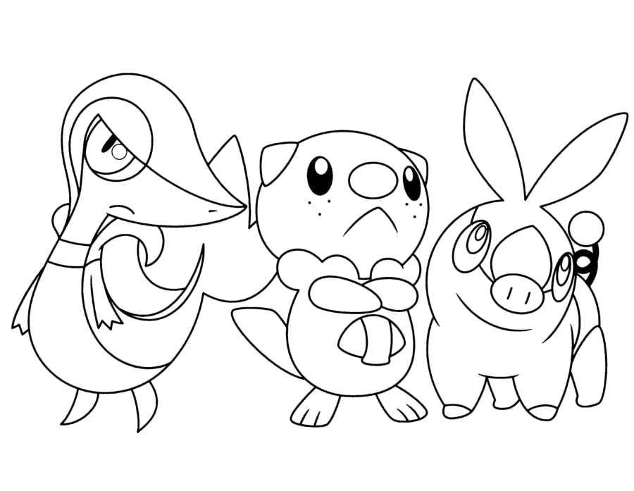 Coloriage Pokémon Gruikui 7