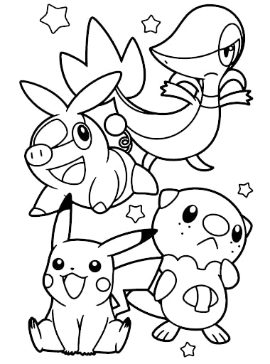 Coloriage Pokémon Gruikui 8