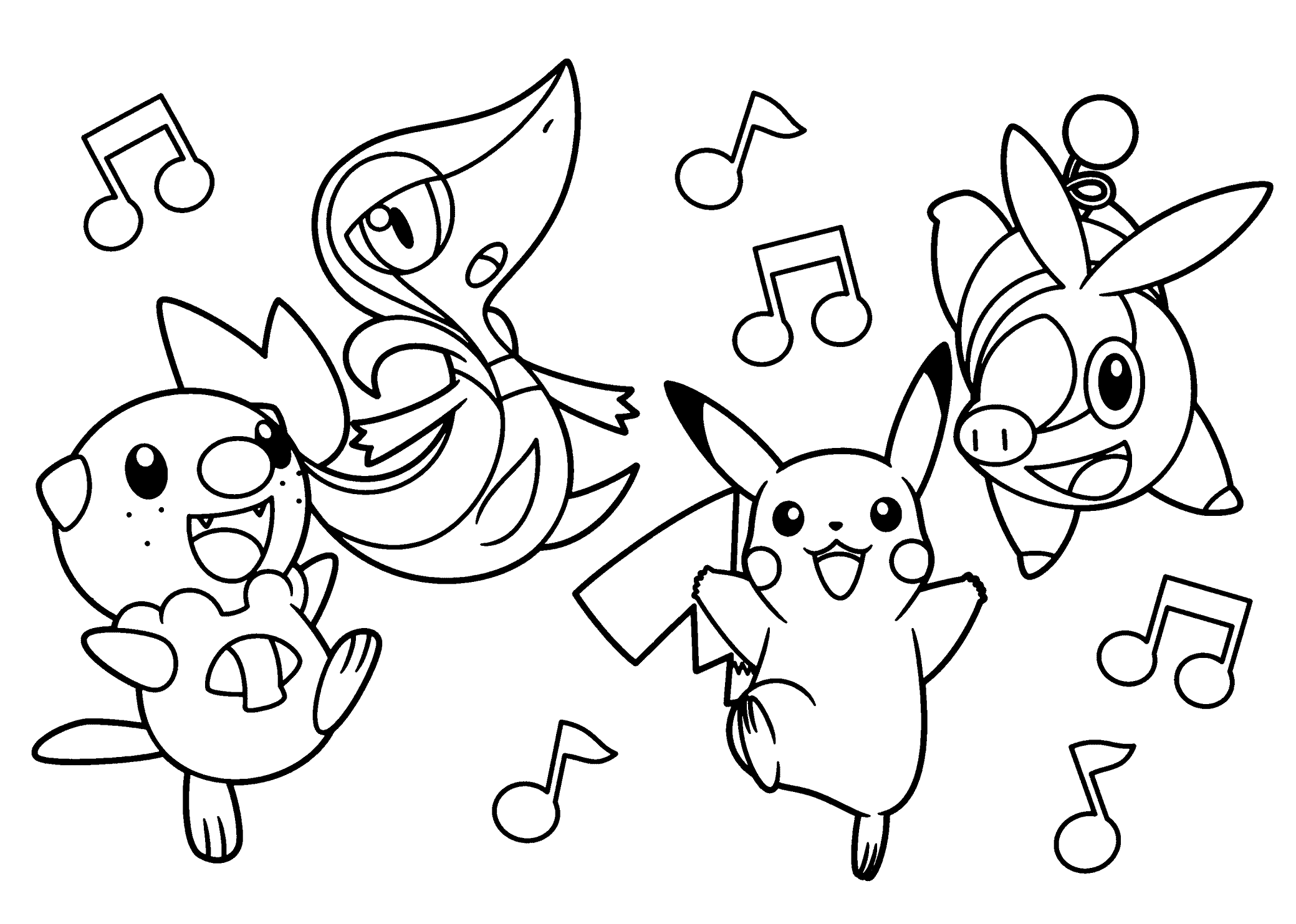 Coloriage Pokémon Gruikui 9