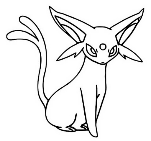 Coloriage Pokémon Mentali 10