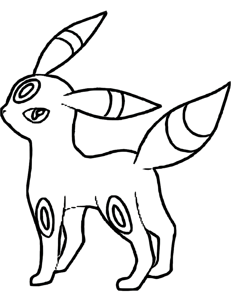 Coloriage Pokémon Noctali