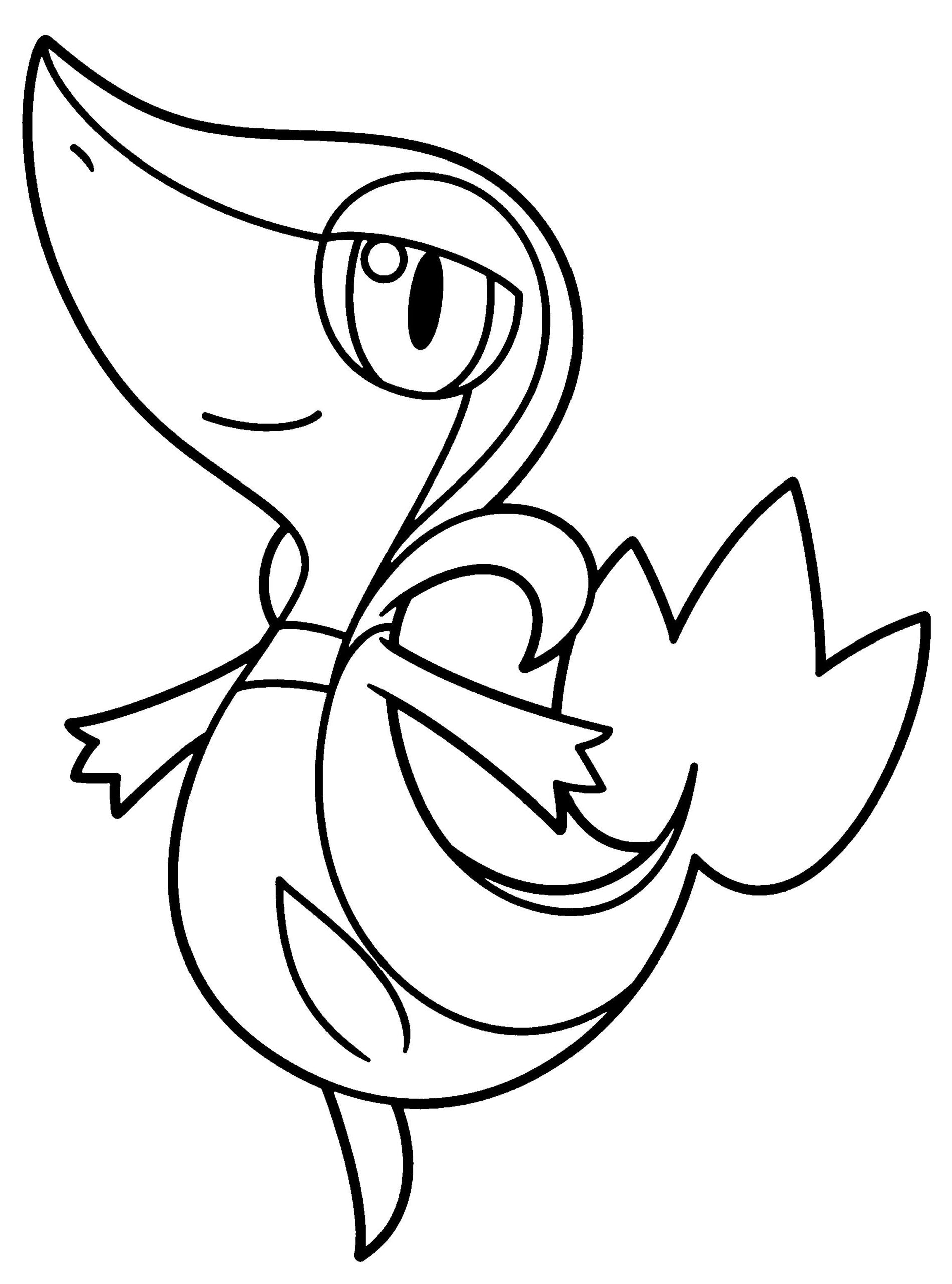 Coloriage Pokémon Vipélierre 8