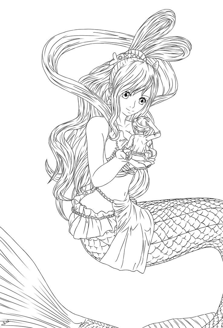 Coloriage Shirahoshi