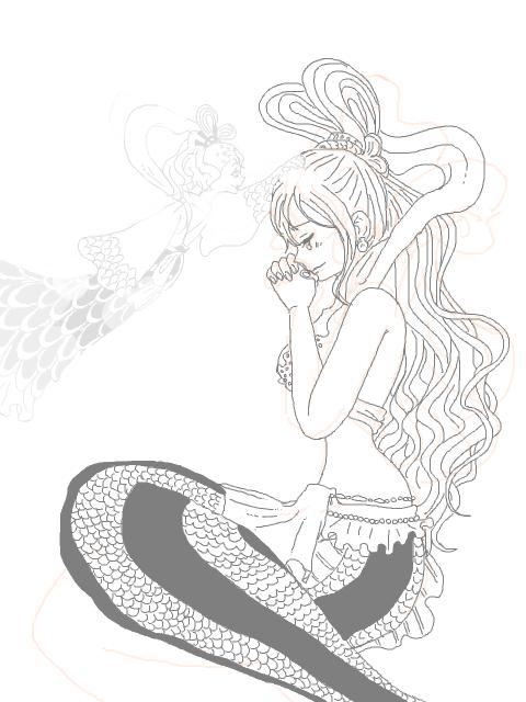 Coloriage Shirahoshi