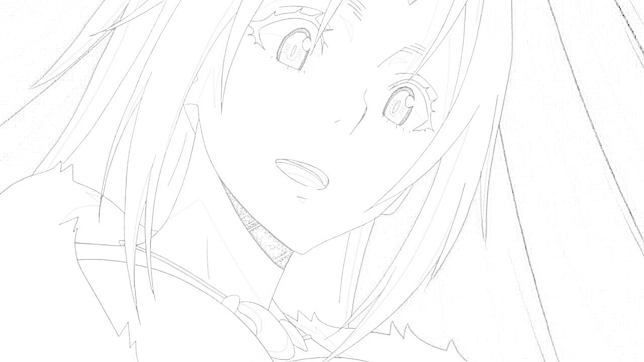 Coloriage Dessiner le visage de Shion