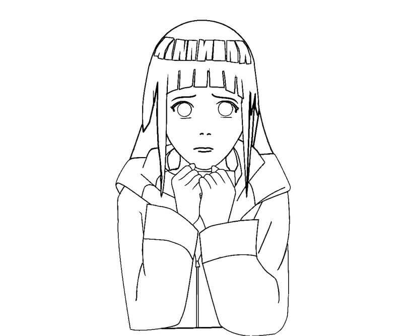 Coloriage Adorable Hinata