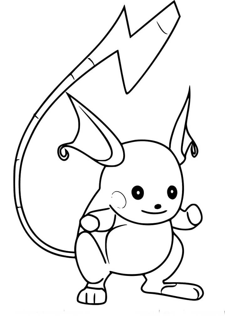 Coloriage Adorable Raichu