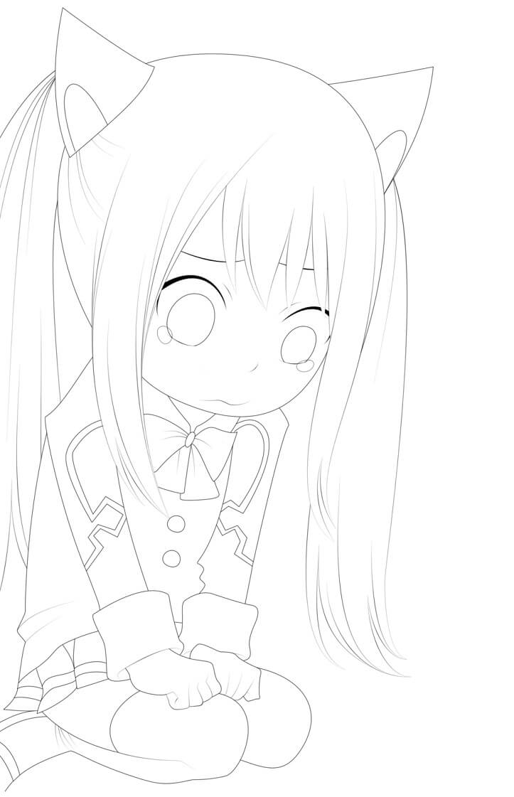 Coloriage Adorable Wendy