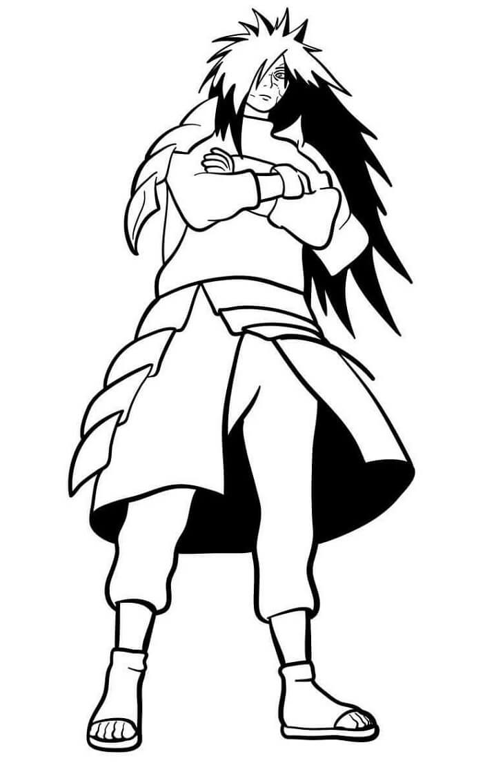 Coloriage Cool Madara