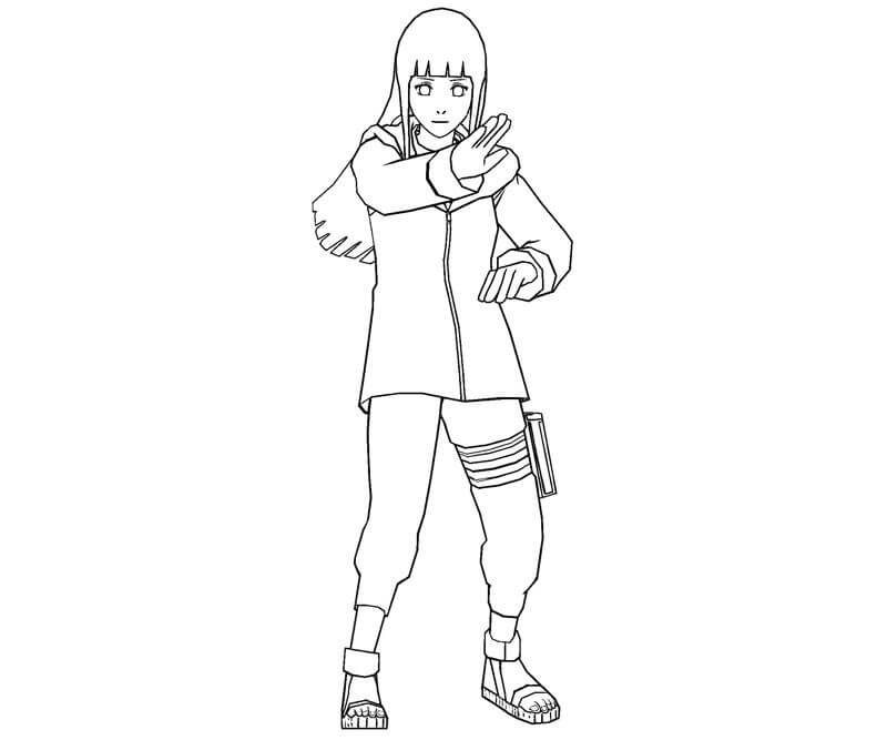 Coloriage Hinata