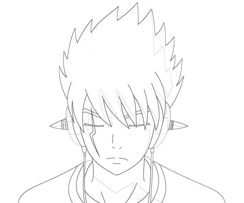 Coloriage Jeune laxus