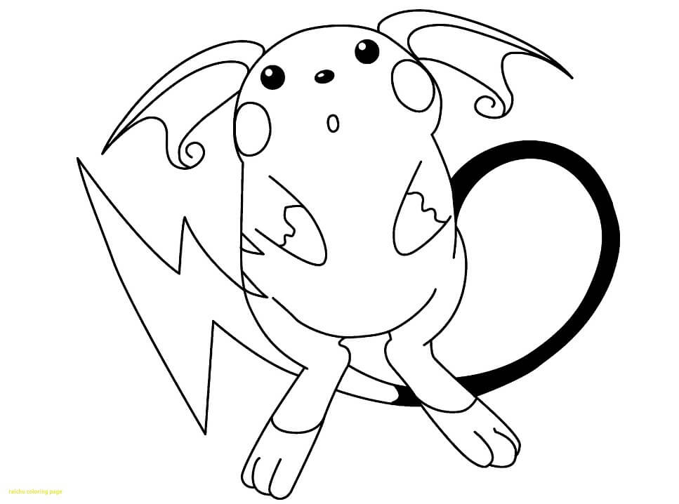 Coloriage Joli Pokémon Raichu