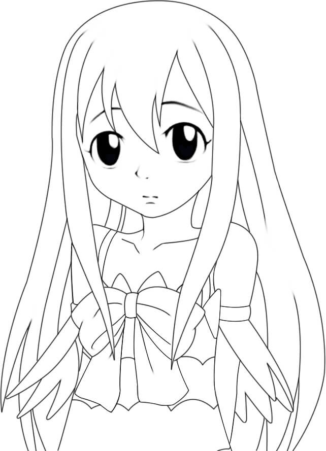 Coloriage la belle Wendy