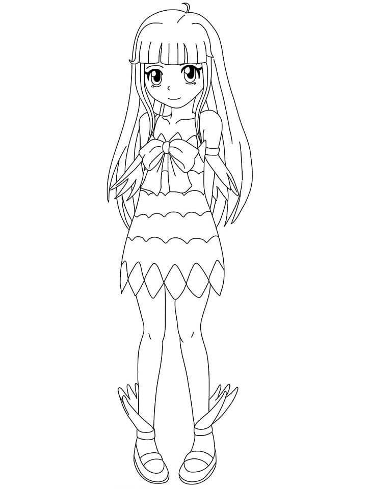 Coloriage La mignonne Wendy Marvell