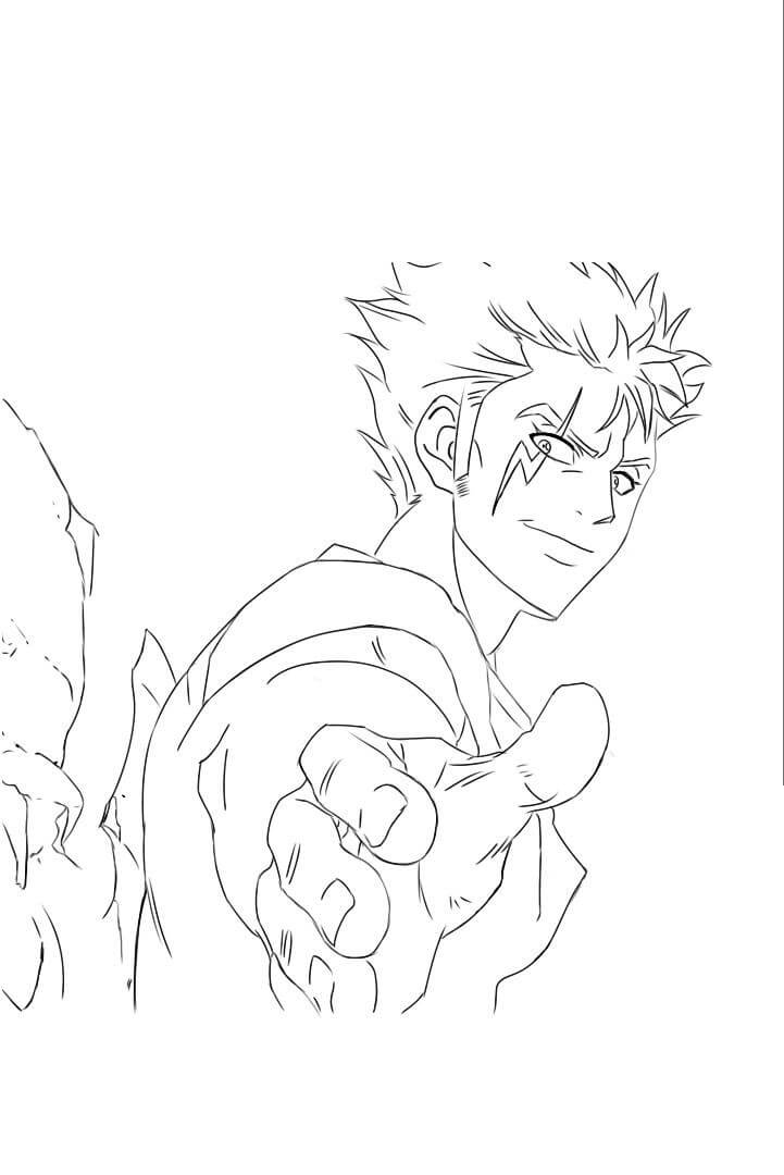 Coloriage Laxus amical