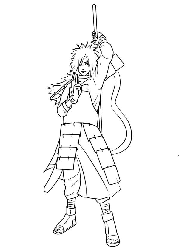 Coloriage Madara Maléfique