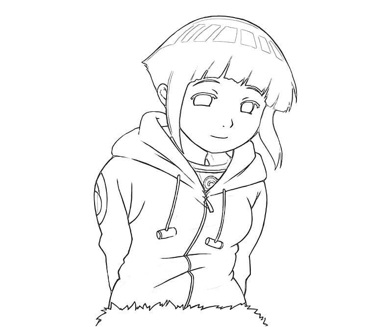 Coloriage Mignon Hinata