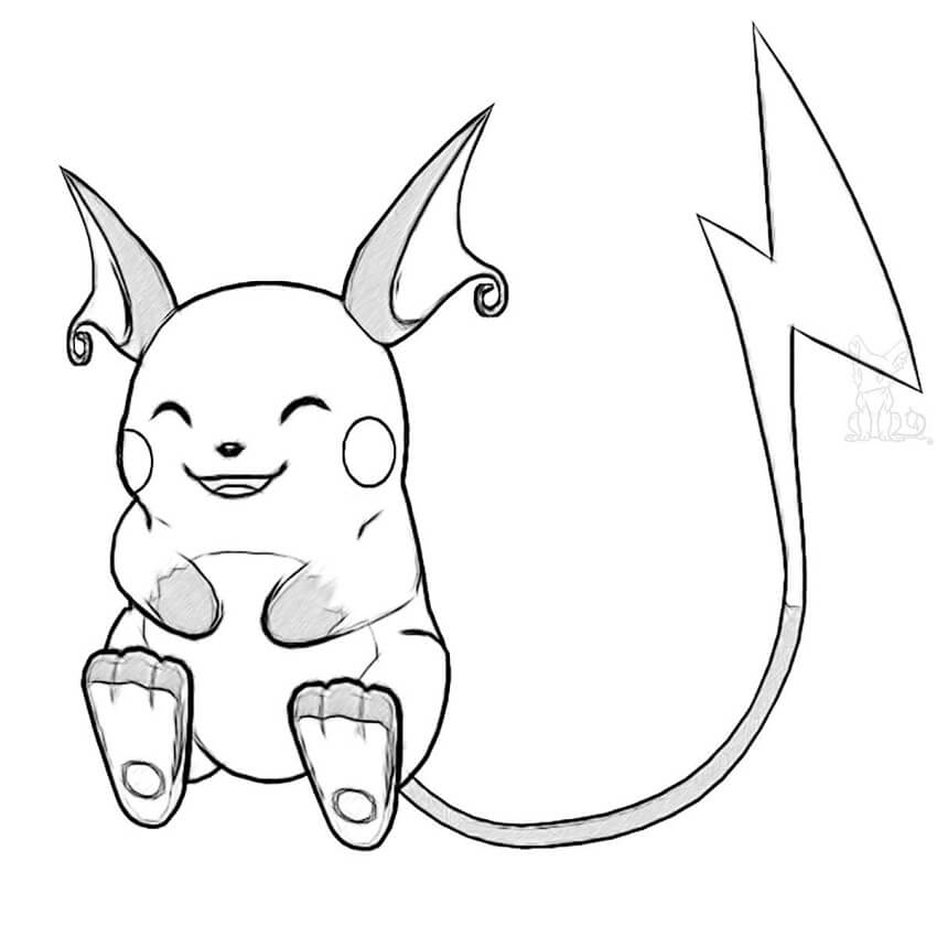 Coloriage Mignon Raichu