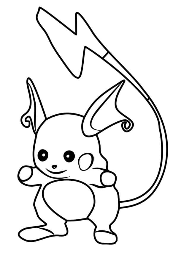 Coloriage Petit Raichu