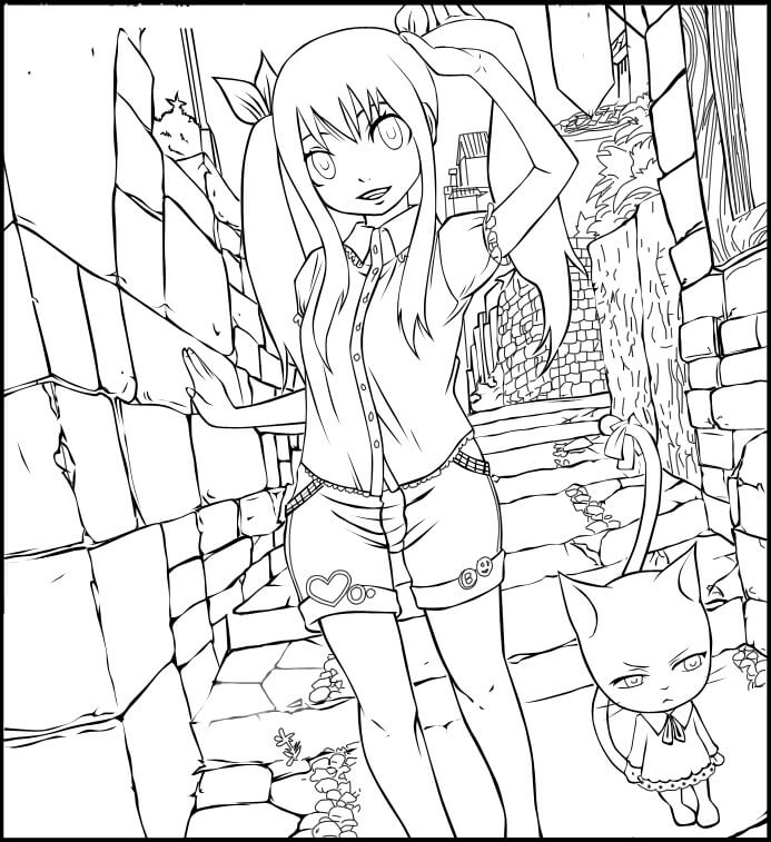 Coloriage Petite Wendy