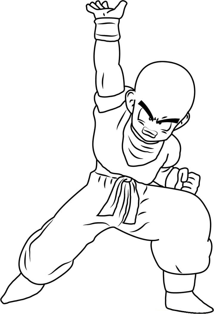 Coloriage Pouvoir De Krillin