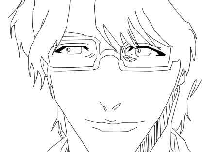 Coloriage Capitaine Aizen