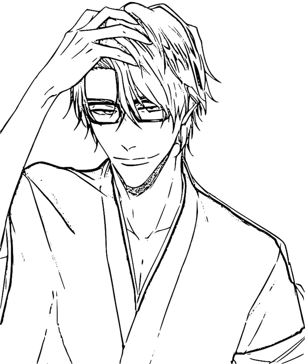 Coloriage Génial Sōsuke Aizen