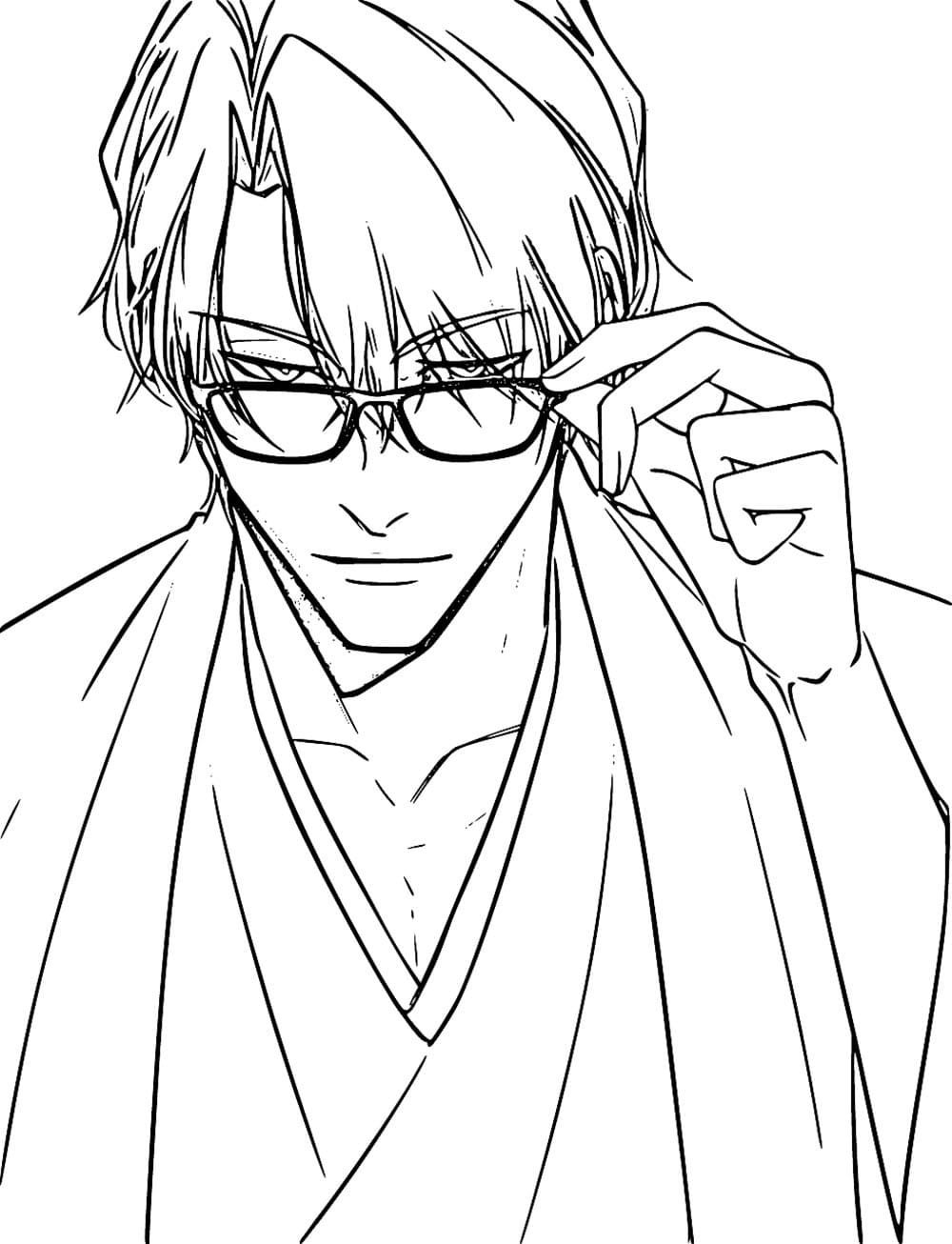 Coloriage Image d’Sōsuke Aizen